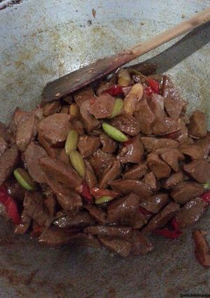 Foto resep Tumis Bakso Petai Pedas