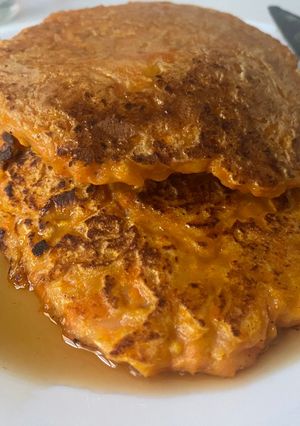 Una foto de Panqueques dulces de zanahoria