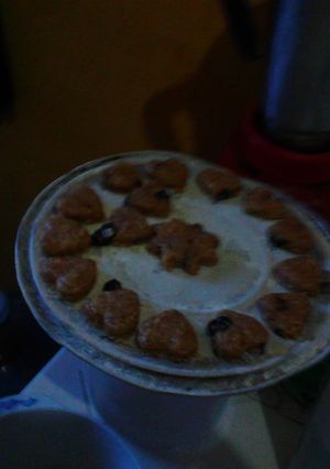Una foto de Galletas de avena, miel, chocolate y pasas