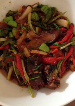 Foto resep Ikan asin sambal andaliman