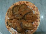 Fried spicy eggplant 