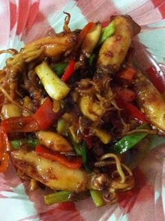 Foto resep Cumi asin cabe kecap