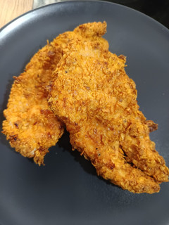 Una foto de Filetes de pollo empanados