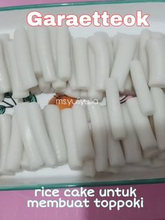 Foto resep Garaetteok || rice cake bahan utama membuat toppoki