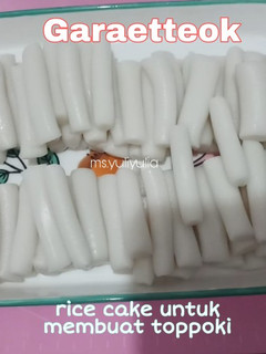 Foto resep Garaetteok || rice cake bahan utama membuat toppoki