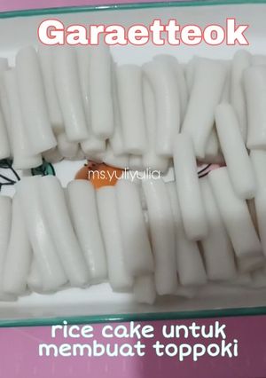 Foto resep Garaetteok || rice cake bahan utama membuat toppoki