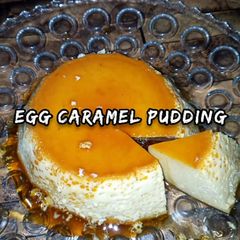 A picture of Egg caramel pudding.