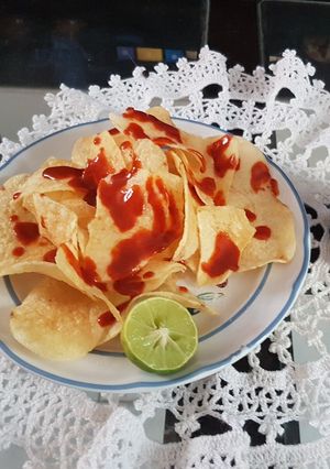 Una foto de Papitas fritas caseras