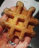 Waffles saludables de cacao y almendras