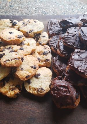 Una foto de Cookies con chips de chocolate