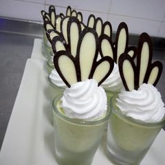 A picture of Vanilla mousse.