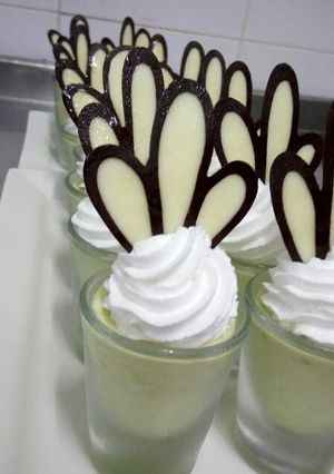 A picture of Vanilla mousse.