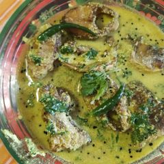 A picture of Sorshe Bhetki #Mustard Seeds #Spiceweek 6.