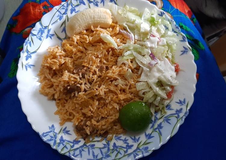 Recipe of Quick Somali rice (isku-karis)