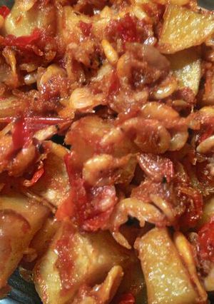 Foto resep Balado kentang & baby udang