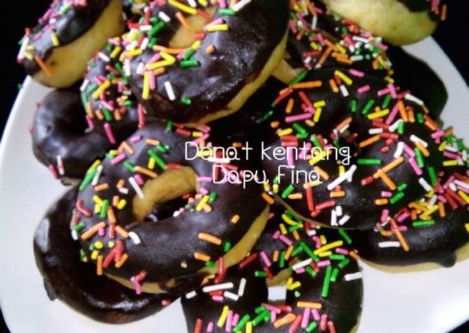 Donat kentang empuk dan lembut