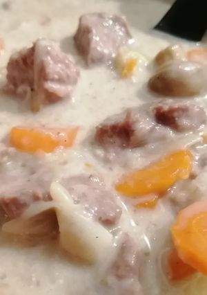 Une photo de Blanquette de veau micro-ondes