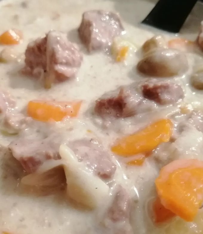 Une photo de Blanquette de veau micro-ondes