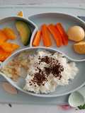 ข้าวโรยหน้าตับผง ทารก 11 เดือน