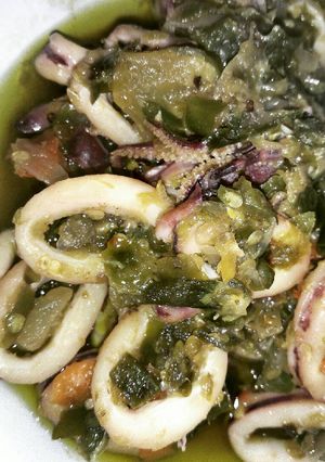 Foto resep Cumi sambel ijo