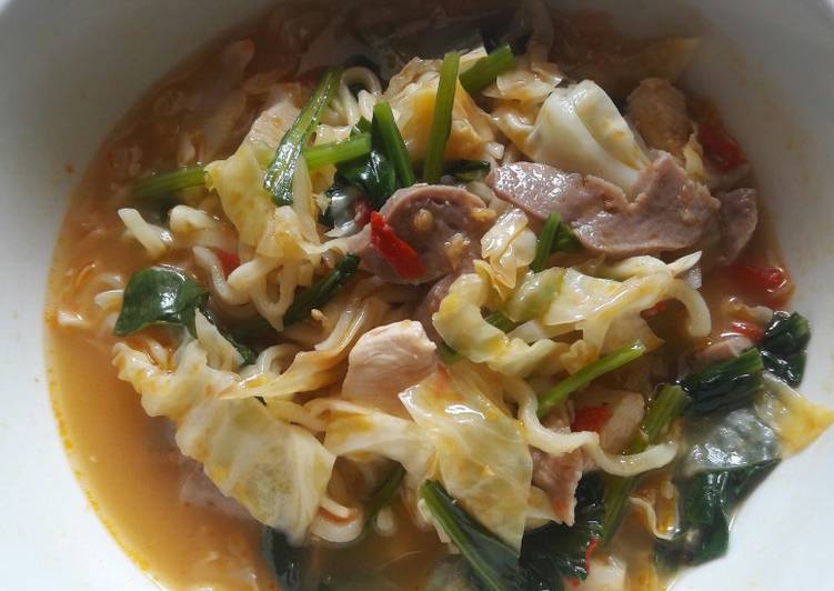 Resep Mie Rebus Pedas, Bikin Ngiler