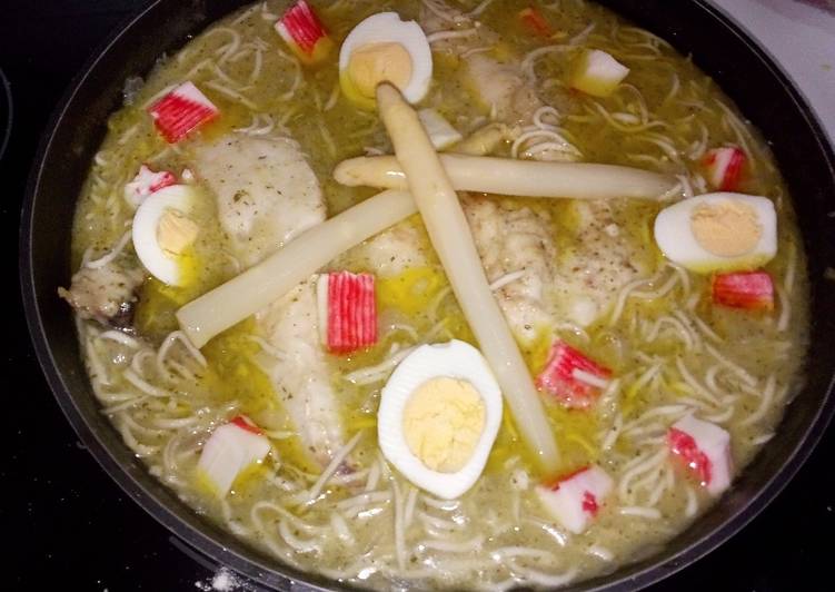 Merluza con gulas