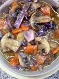 Champiñones salteados con verduras🥰🍄🍄🍄🥰