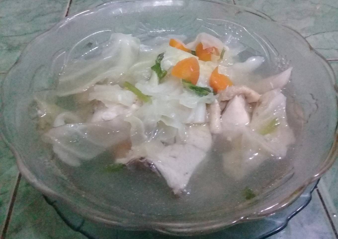Sup ayam sederhana ala Risa