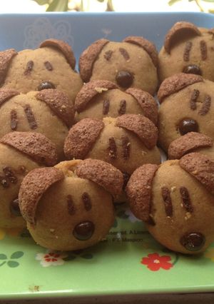 Foto resep Big Brown Doggie Cookies