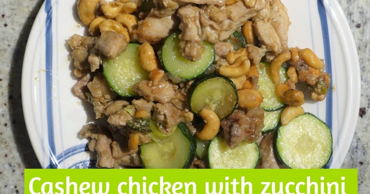 Cashew Chicken with zucchini Recipe by Jenn's Ordinary Kitchen Cookpad