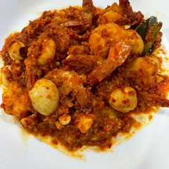 A picture of Balado Udang Telur Puyuh.