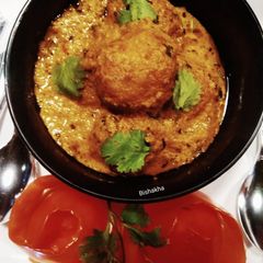 A picture of Restaurant style Lotus Stem Kofta Curry.