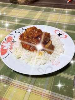 Φωτογραφία της συνταγής Μπεκρή μεζέ με ρύζι 😋