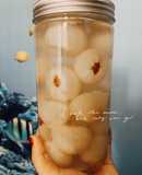 Vải ngâm đường phèn 30 phút!