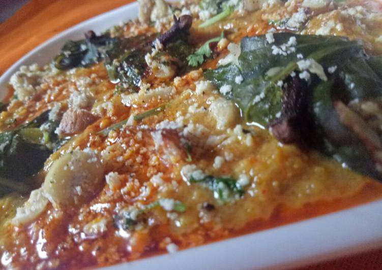 Recipe: Perfect Stuffed spinach curry