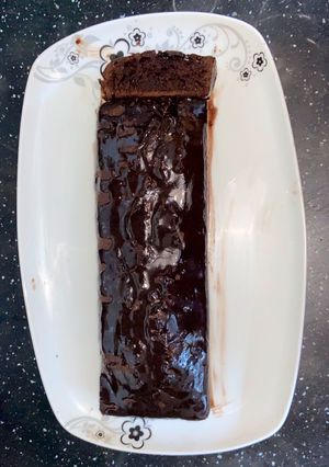 صورة لوصفة كيكة بالشوكولاتة 😋
