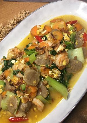 Foto resep Capcay Kuah (Seafood) Favorite Ibu