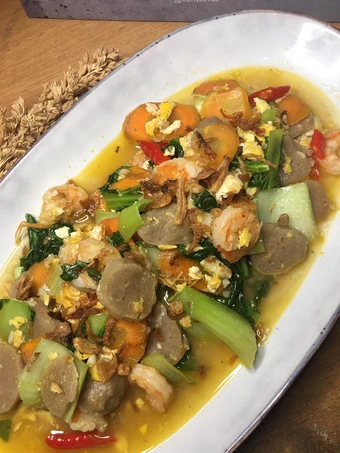 Easy Steps to Prepare Recipes Capcay Kuah (Seafood) Favorite Ibu the Awesome  Can Pamper Your Tongue.