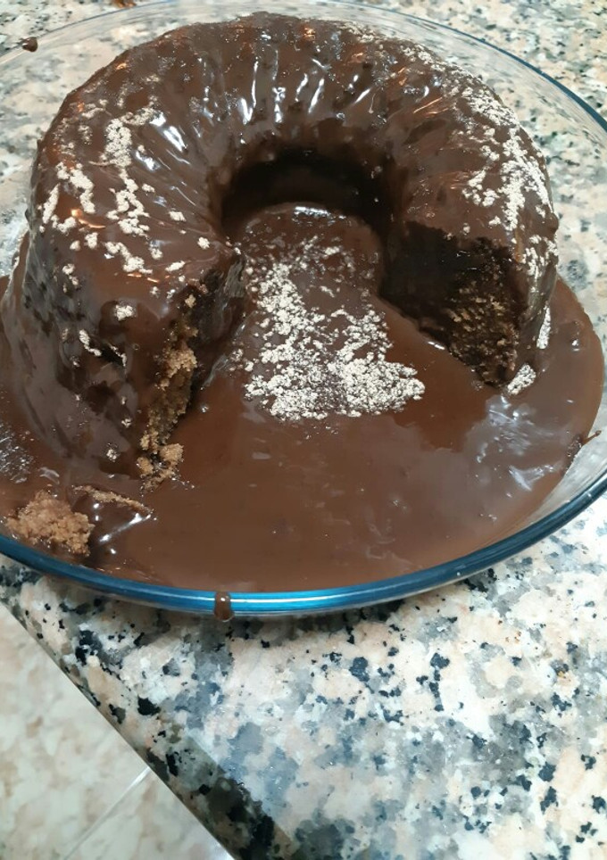 Una foto de Increíble volcán de chocolate