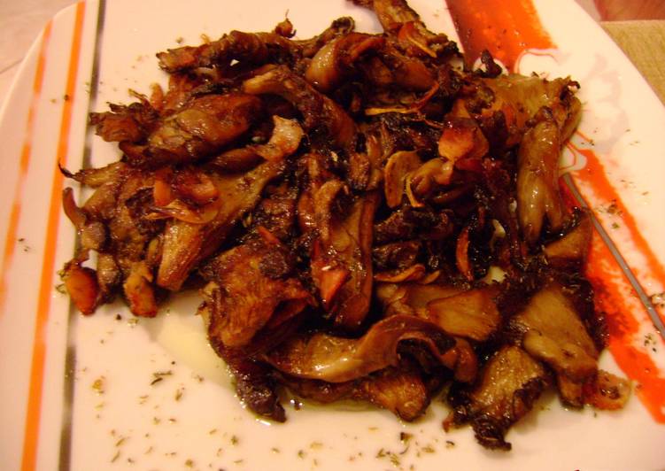 Baked pleurotus mushrooms Recipe by Cookpad Greece Cookpad