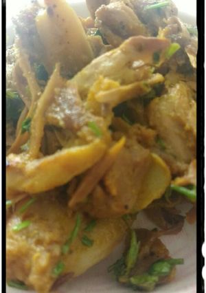 A picture of Spicy jackfruit.
