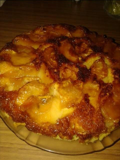 Una foto de Torta Invertida de Manzana