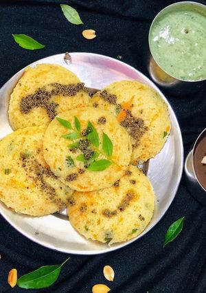 A picture of Instant Bajra Idli.