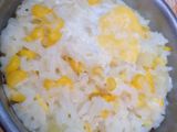 nasi rebus bumbu keju