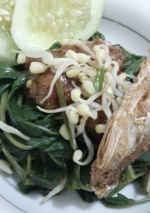 Foto resep Kusem (kangkung asem)
