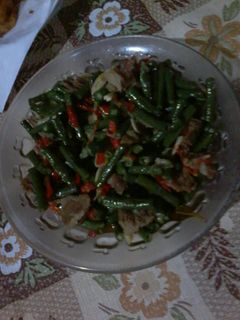 Foto resep oseng daging kacang panjang