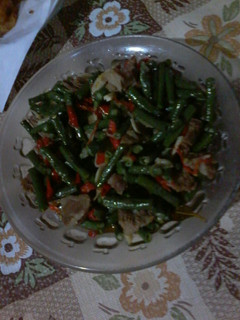 Foto resep oseng daging kacang panjang