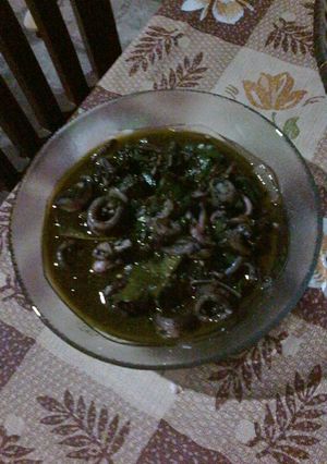 Foto resep cumi tinta cabai hijau