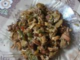 Cumi asin bakso cabai hijau