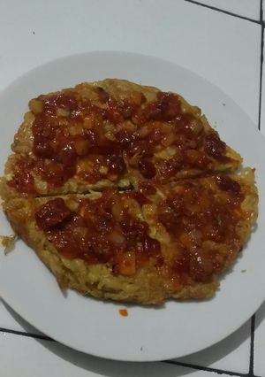 Foto resep Pizza mie bolognese